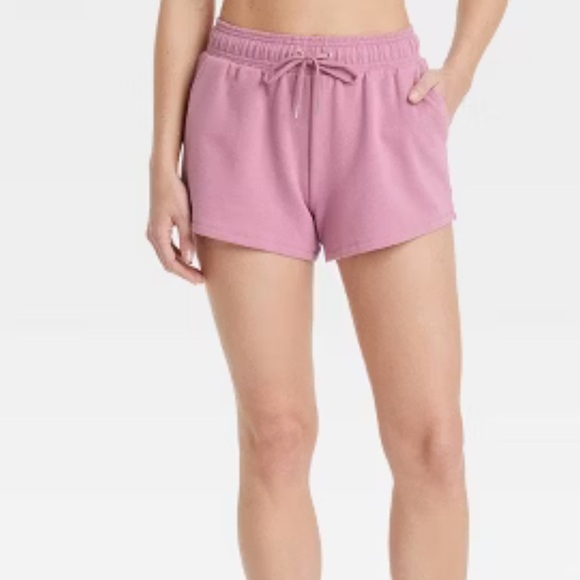 Auden Women's Mauve Fleece Shorts - Picture 1 of 7